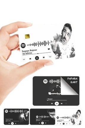 Sagopa Kajmer Spotify Kodu Papara Kart Kaplama Sticker 4 Adet SGPS00