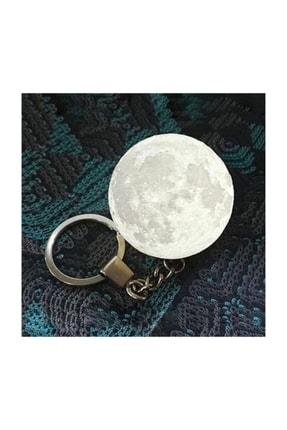 3d Moon Lamba Işıklı Ay Anahtarlık bi1414