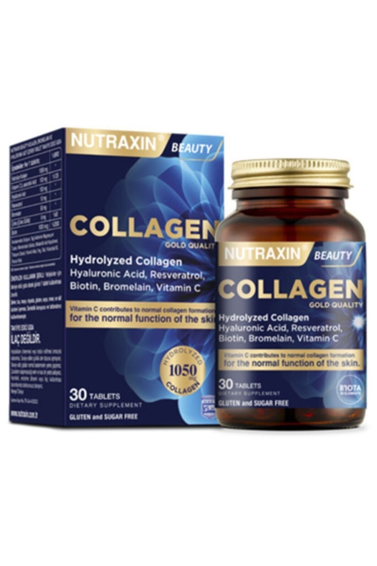 Nutraxin Hidrolize Kolajen Hyaluronic Acid 30 Tablet
