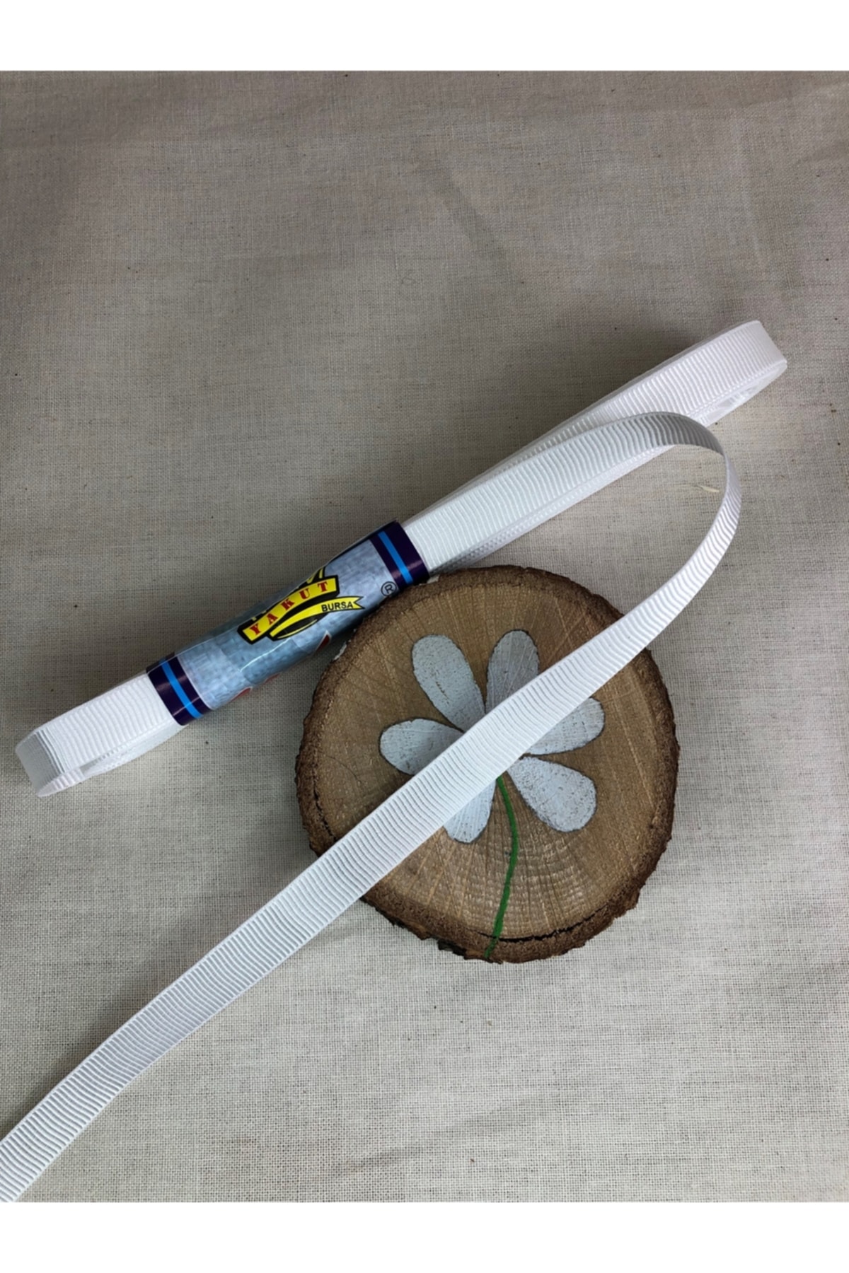 10 Meters Off-White Grosgrain Ribbon (1 CM) – Ribbon