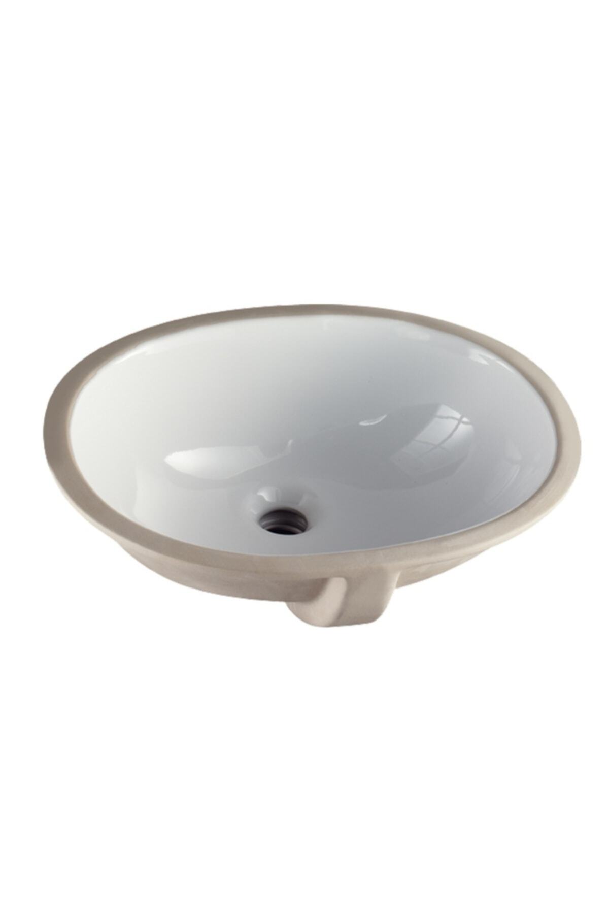 TURKUAZSERAMİK Turkuaz Cerastyle 55x43 Tezgah Altı Hilton Lavabo