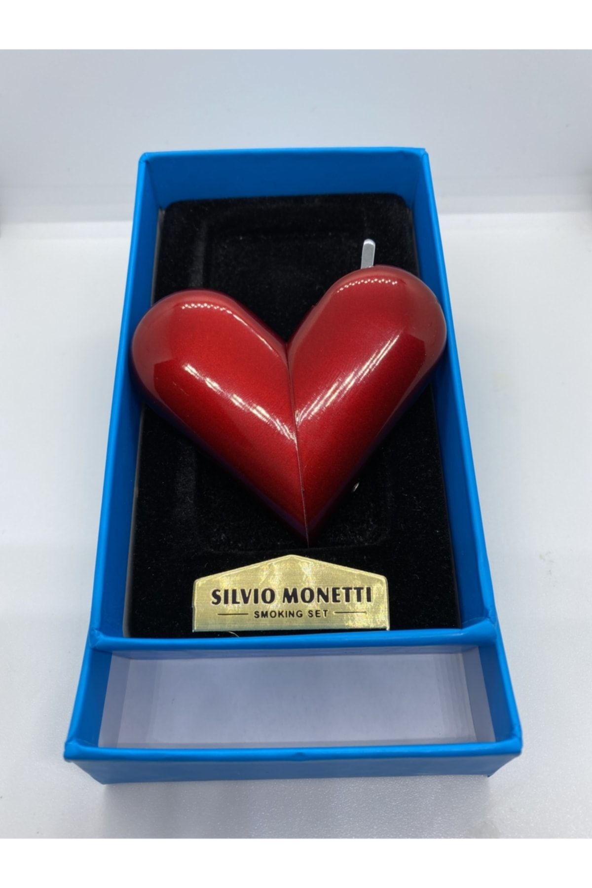 Silvio Monetti Kırmızı Kalpli Gazlı Aşk Çakmağı - 2