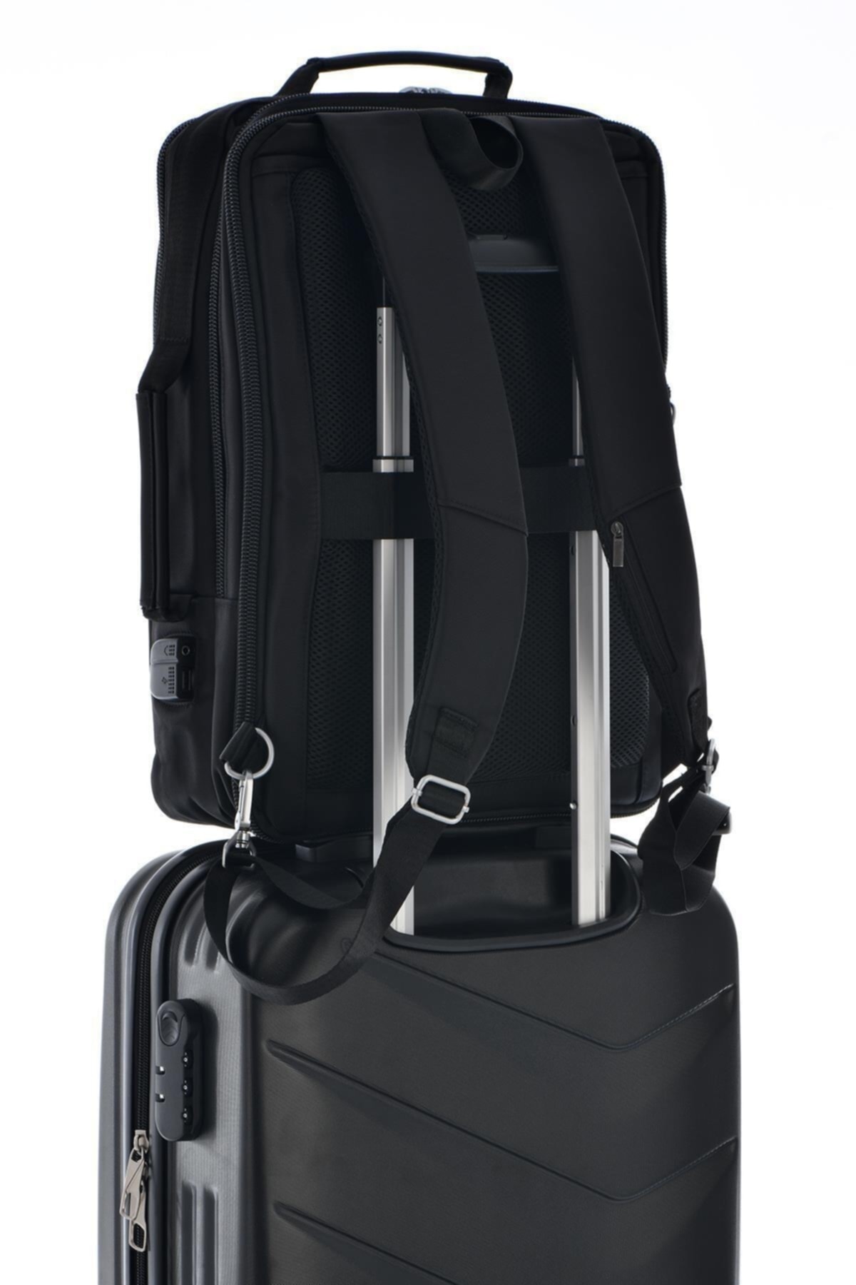 کوله پشتی زنانه مشکی ÇÇS | ccs51241pcsırt اورجینال - تصویر 5