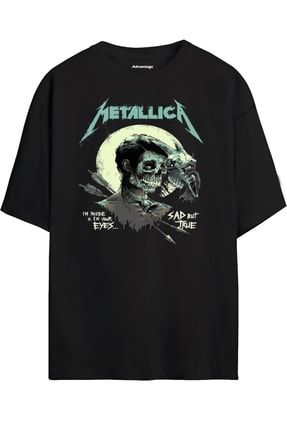 Metallica 20, Tasarım Oversize T-shirt Tişört adv-metallica-oversize-000021