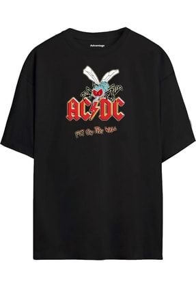 Acdc Özel Tasarım 01 Oversize T-shirt Tişört adv-acdc-oversize-0ac01