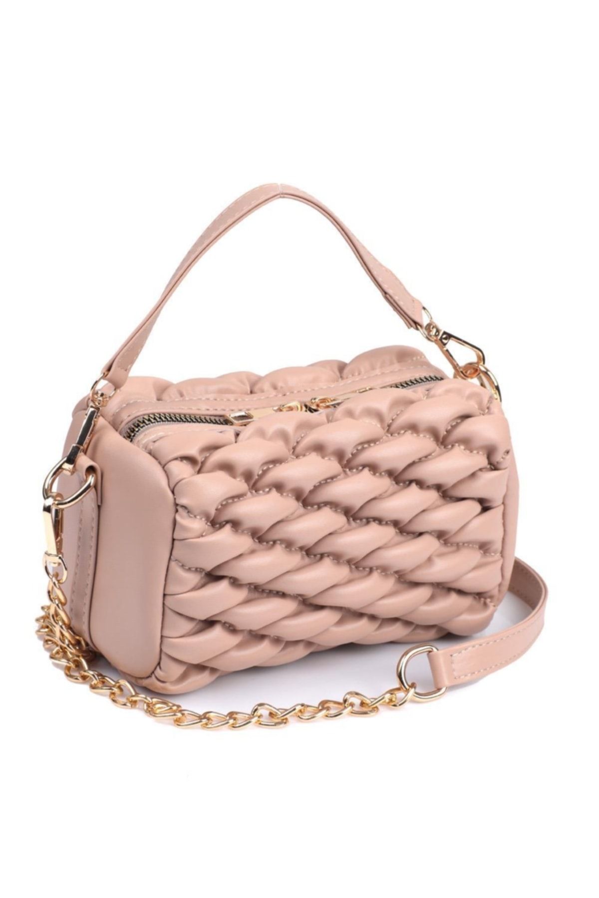 Capone Outfitters Umhängetasche Beige Unifarben
