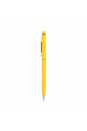 Sarı Metal Kalem Telefon/Tablet Uyumlu Dokunmatik Uçlu Mavi Tükenmez Stok Kodu: 20 ABHNTLKCK10046