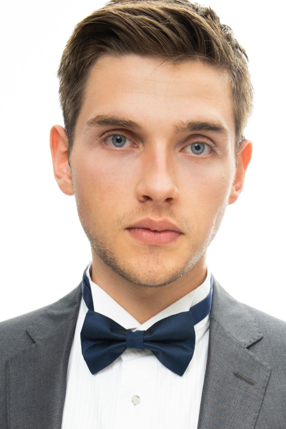 thepapyon Lacivert Oxford Desenli Papyon