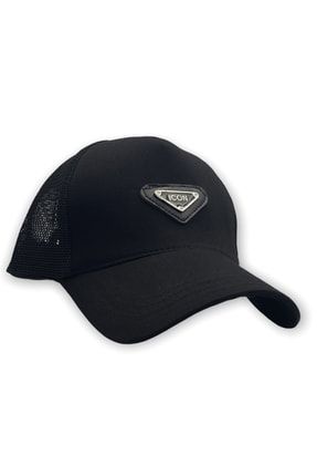 Unisex Siyah Icon Minimal Logo Şapka şapka-icon-mini