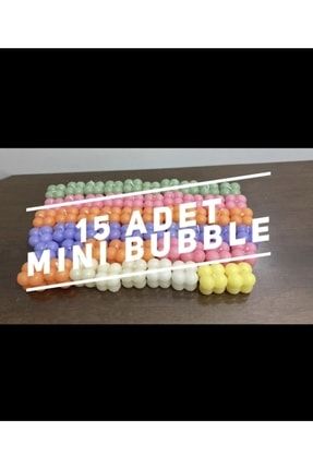 15 Adet Özel Mini Bubble Mum Davet Nikah Söz Nişan Kına Hediyeliği Mb15bright
