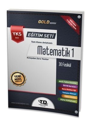 Tandem Tyt Matematik 1 Eğitim Seti Gold Serisi 30 Fasikül 9786257194013