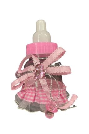 12 Adet Plastik Mini Süs Biberon Baby Shower Parti Süsü NBBBRN1