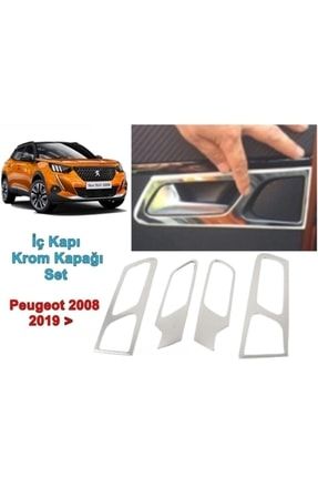 Peugeot 2008 Krom Iç Kapı Kolu Kaplaması 2019 Sonrası fty0504