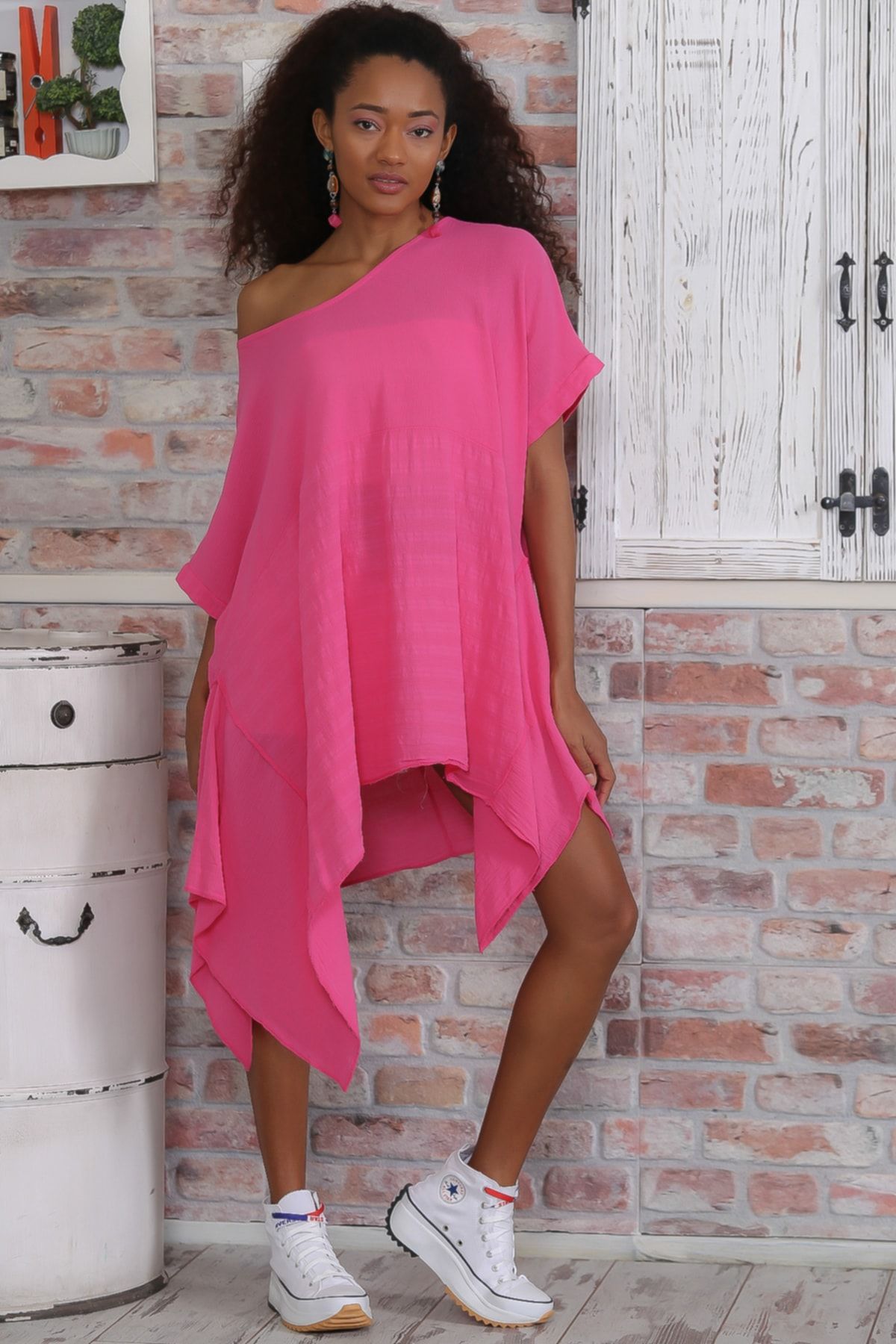 Chiccy Tunika Rosa Relaxed Fit