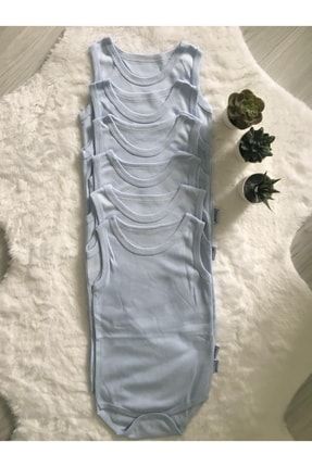 Erkek Kız Unisex Bebek Çocuk Çıtçıtlı Çıt Çıtlı Badi Body Zıbın 6'lı Paket minikids-6m