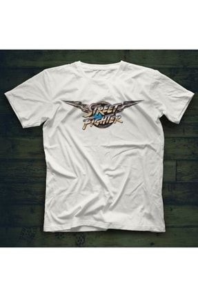 Street Fighter Beyaz Unisex Tişört T-shirt 5183WT