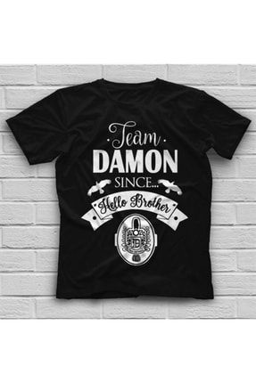 The Vampire Diaries Siyah Unisex Tişört T-shirt 13104WT
