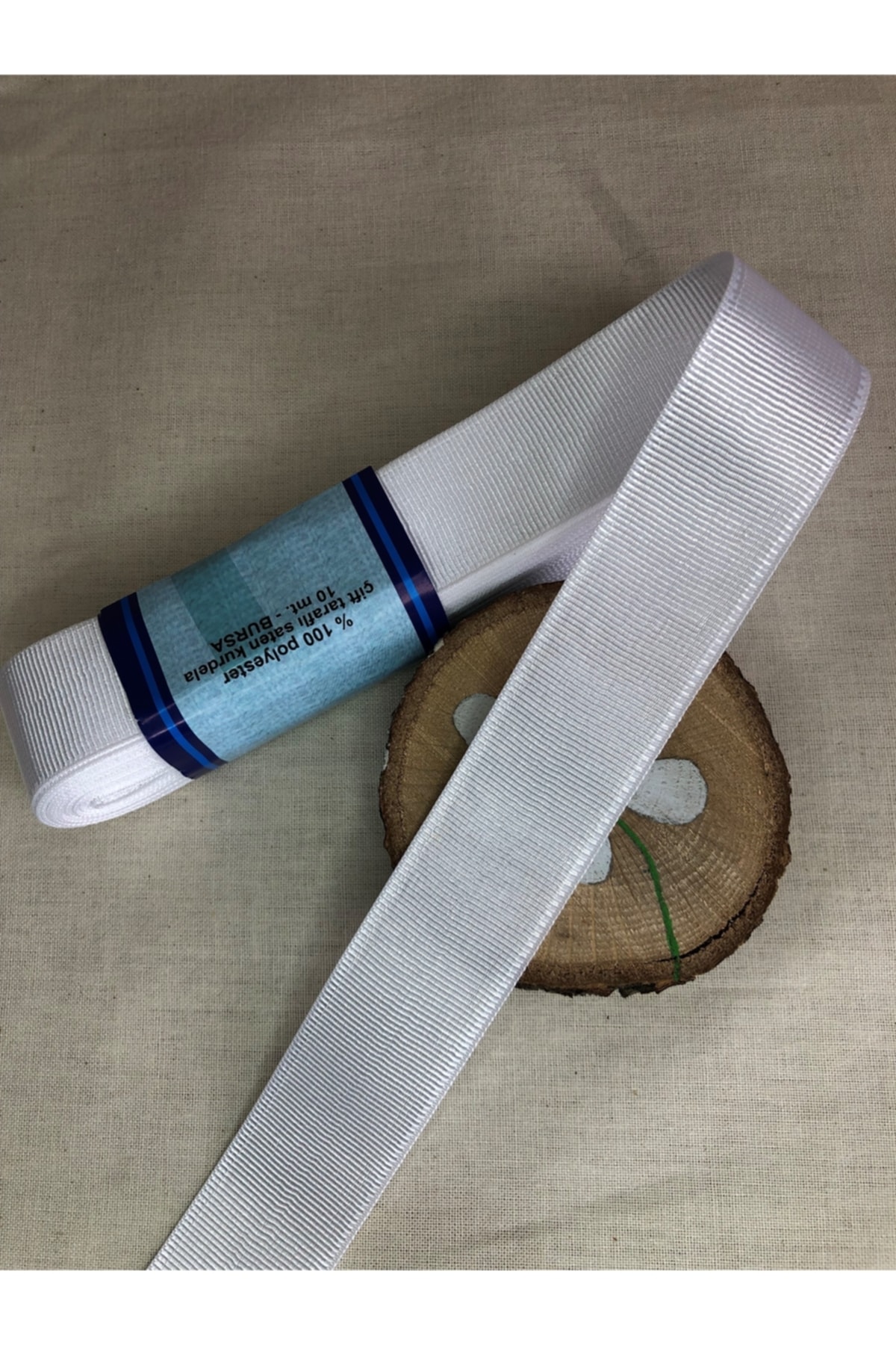 10 Meter White Grosgrain Ribbon (3 CM width) – Ribbon