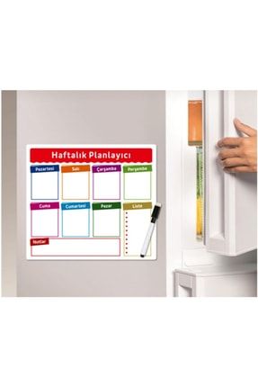 Magnet Psl- Orjinal Magnet Haftalık Planlayıcı Kalemli Silgili PSL-HAFTALIK PLANLAYICI