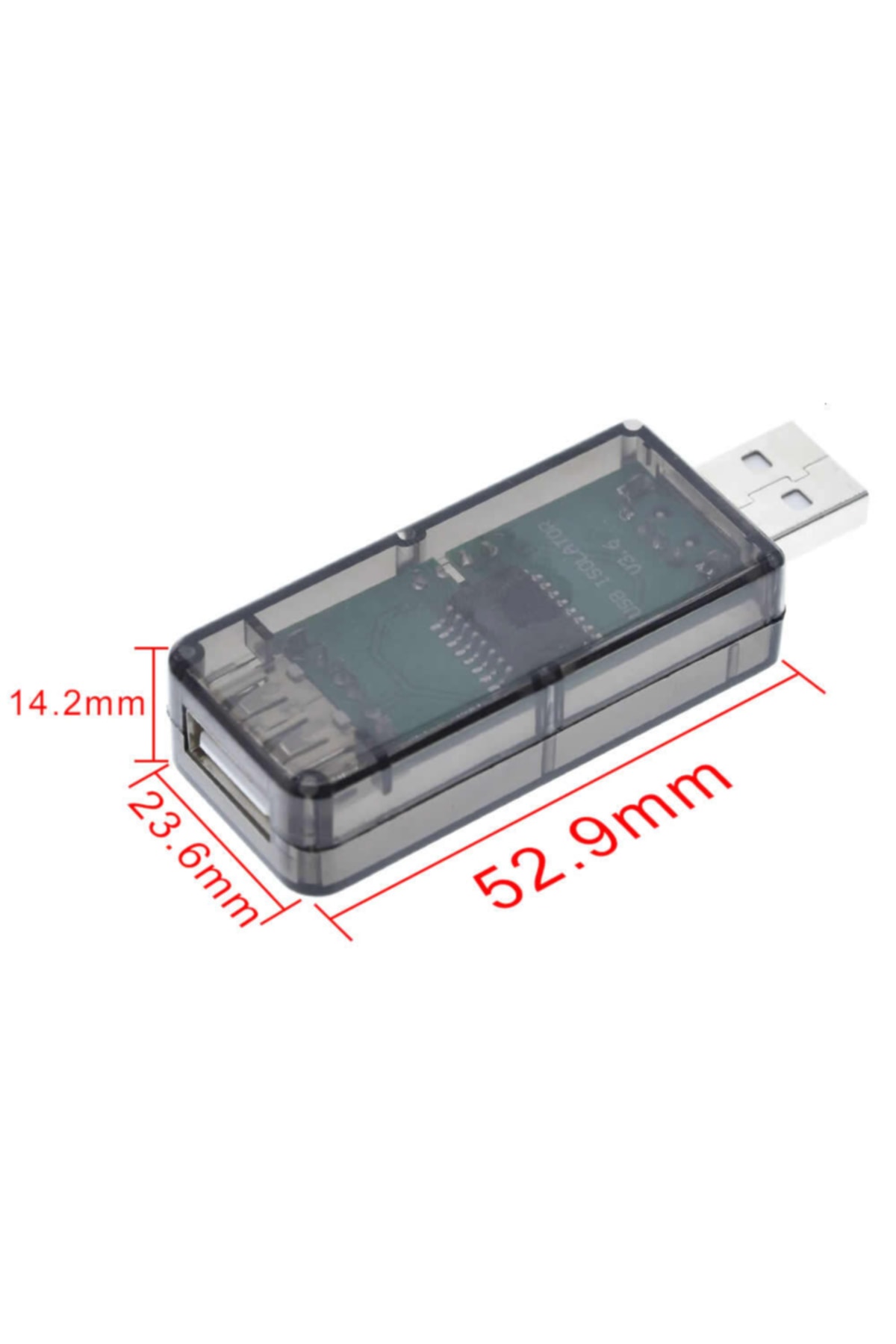 Adum3160 Kutulu Usb Port Koruyucu Izolatör Modül Usb 2.0 2500v