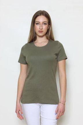 Kadın Basic T-shirt %100 Pamuk CCL2022T