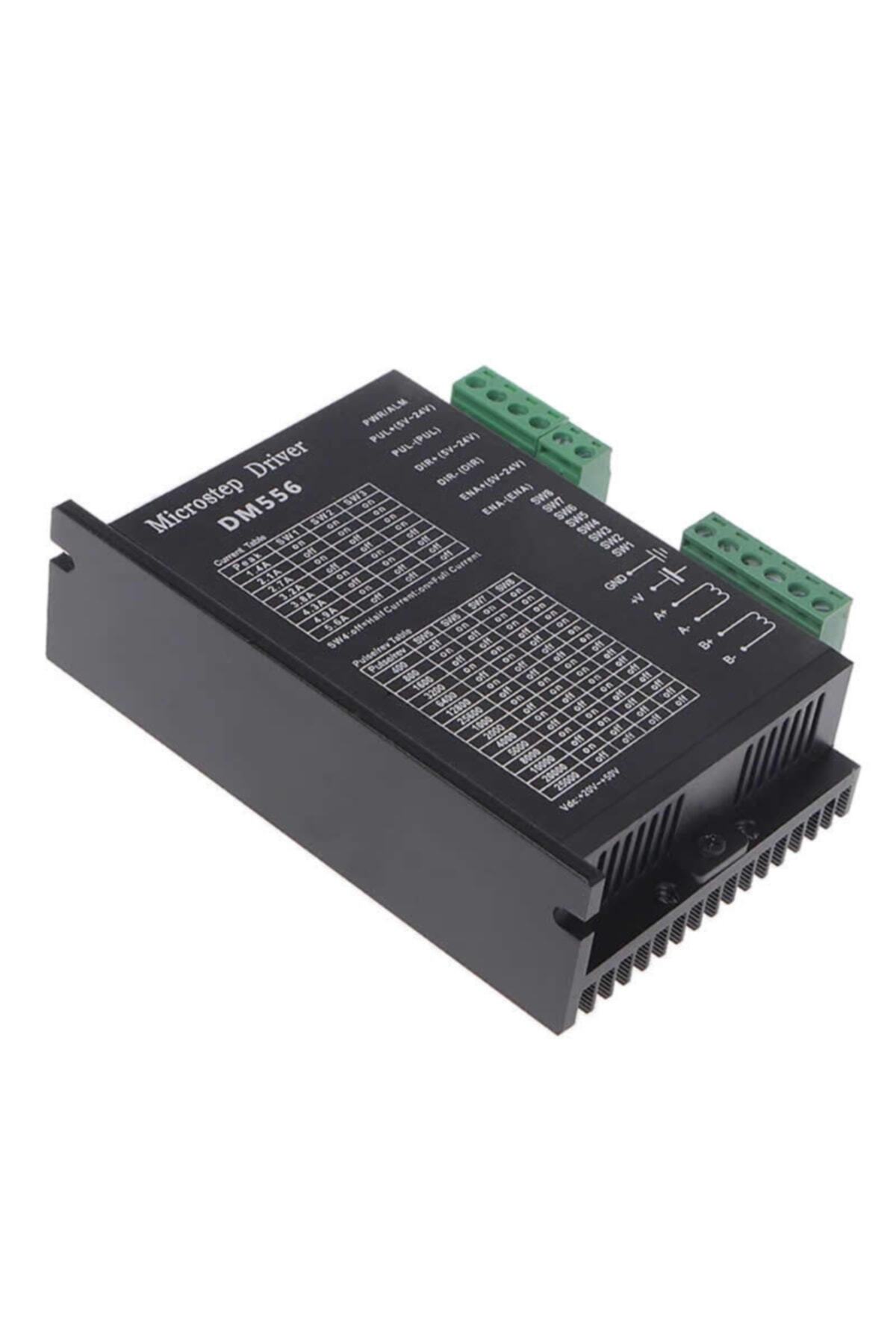 Dm556 2 Faz 50v 5.6a Step Motor Sürücü Nema 17 / 23 Cnc 3d Yazıcı Printer 25000 Microstep 2