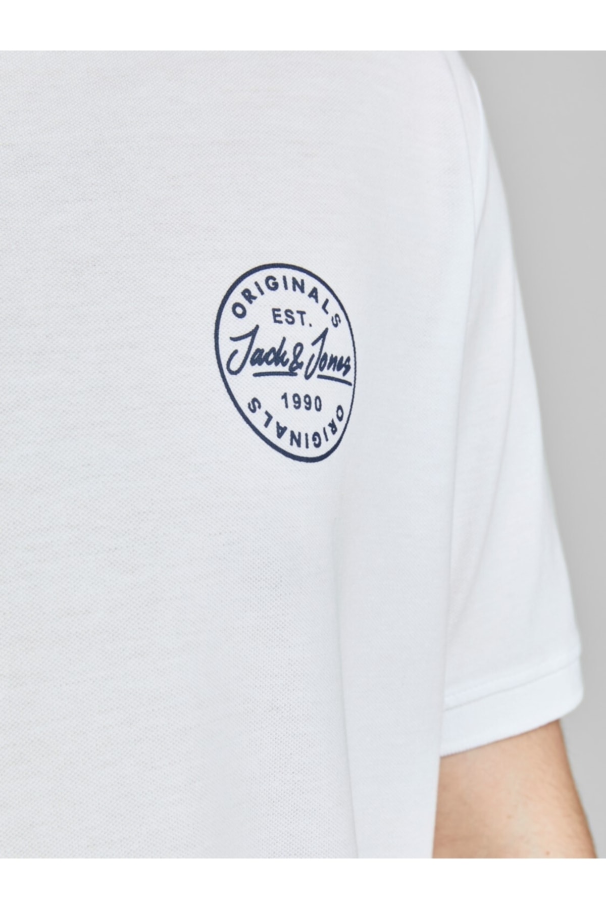 پولوشرت جک اند جونز مردانه پنبه ای سفید  راسته Regular/رگولار    Regular/رگولار Daily/روزانه | Jack & Jones 12205278 - تصویر 3