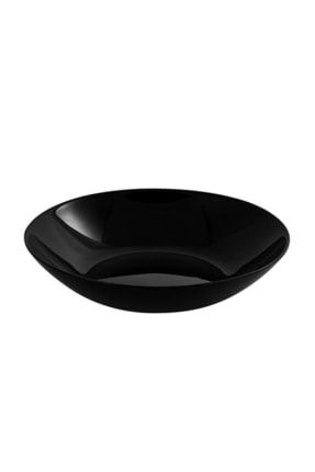 Zelie Siyah 6'lı 20 cm.6 Kişilik Çukur Yemek Tabağı vefosnhfojsf