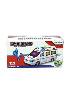 Sesli 3d Işıklı Ambulans 89-2689 B