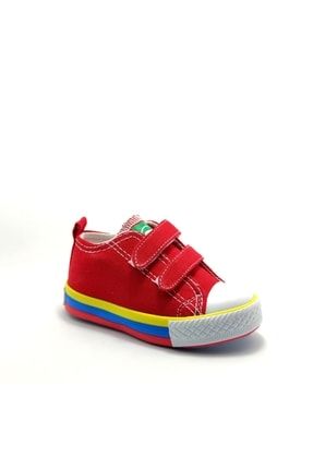 Unisex Çocuk Kırmızı Günlük Spor Ayakkabı AB255