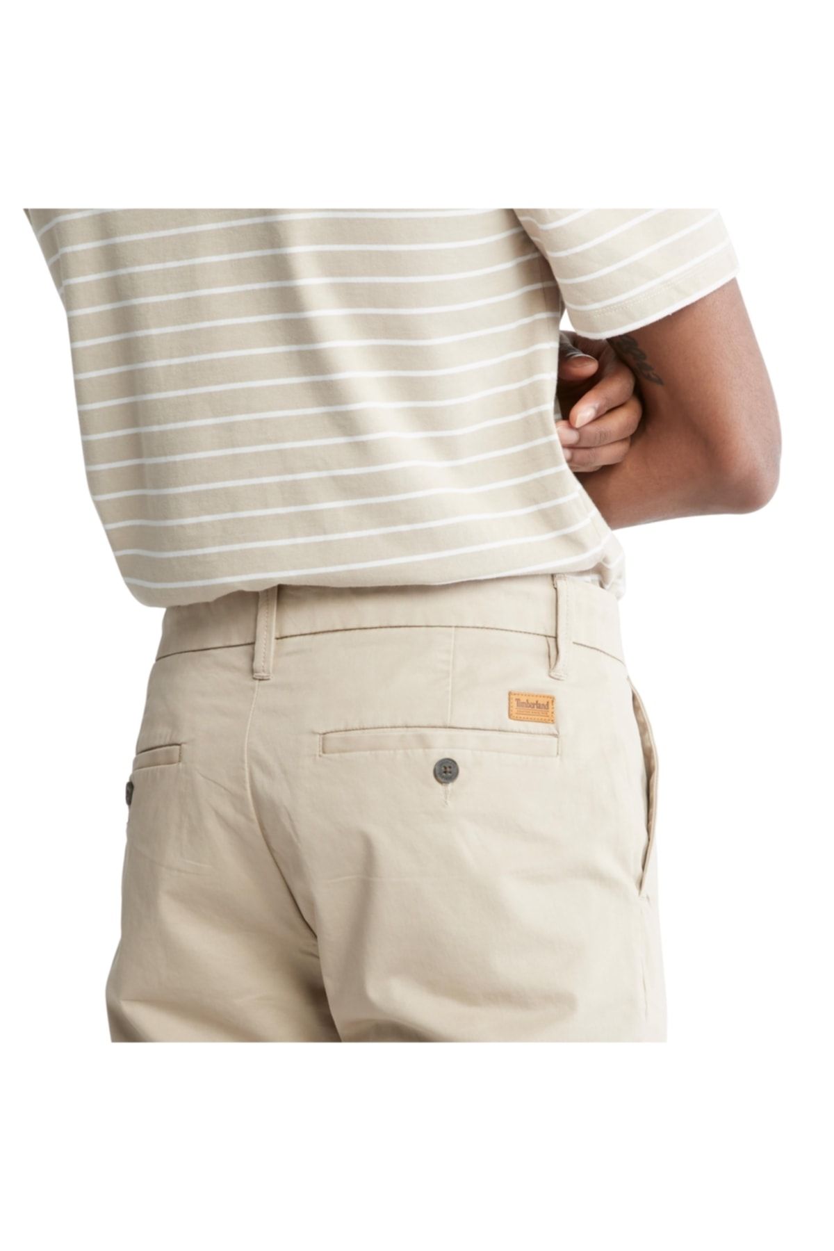 شلوار ورزشی نقره‌ای مردانه S l Strtch Twill Chino TB0A2BZA2691 Timberland