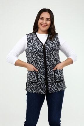 Nehir tekstil Leopar Polar Yelek
