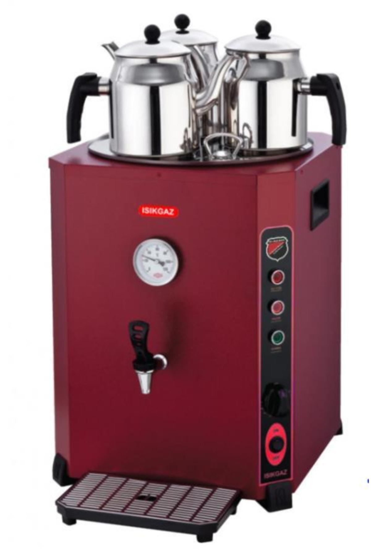 Işıkgaz Silvernox Elit Çay Makinesi Kırmızı 36 Lt