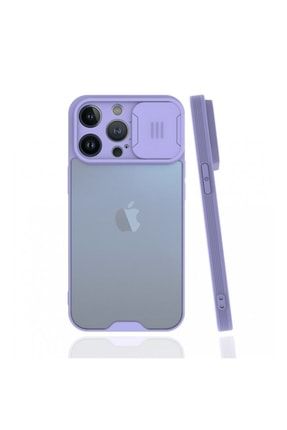 Iphone 13 Pro Uyumlu Sürgülü Ultra Ince Renkli Kamera Korumalı Koruyucu Kılıf Sürgülü-Parfe-Apple-iPhone-13-Pro