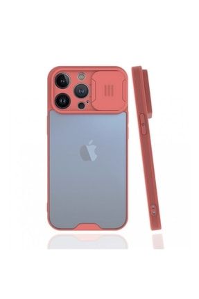 Iphone 13 Pro Max Uyumlu Sürgülü Ultra Ince Renkli Kamera Korumalı Koruyucu Kılıf Sürgülü-Parfe-Apple-iPhone-13-Pro-Max