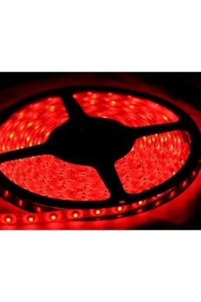 5 Metre Tek Çipli Kırmızı Dış Mekan Silikonlu Şerit Led Kırmızı Işık TYC00401982947