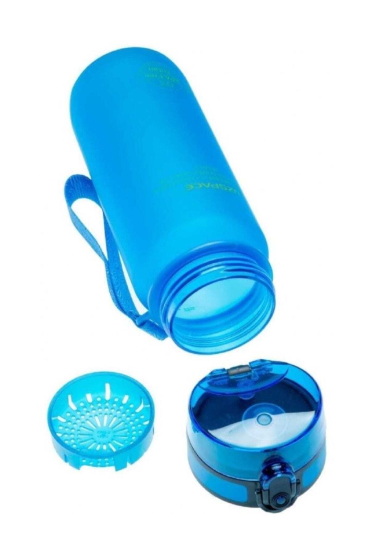 Uzspace-Blue Tritan Flask - 650 ml Lockable Lid 3