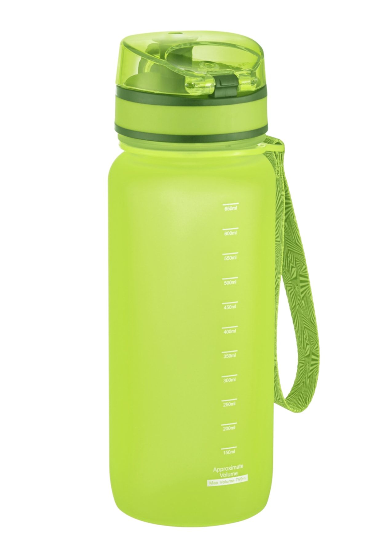 Uzspace-Lockable Lid 650 ml Unbreakable Green Tritan Flask 4