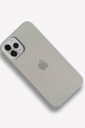 Iphone 12/12 Pro Uyumlu Taş Lansman Içi Kadife Silikon Logolu Kılıf Trend12
