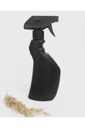 Siyah Polietilen Sprey Kapaklı Deterjan-bitki Sulama -oto Bakım-oda Spreyi Plastik Şişe 500ml bays10