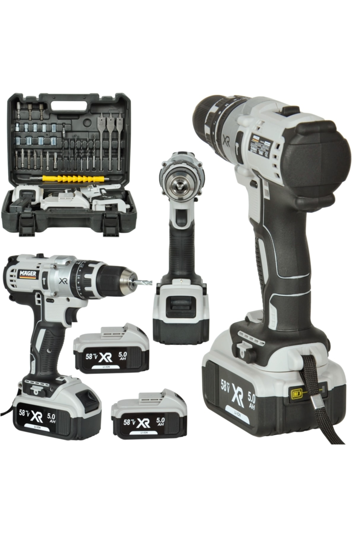 Mager Matkap 21 Watt 1,5 Ah 30 Parça Usta Seti Şarjlı Vidalama