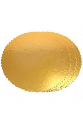 28 cm Gold Renk Kalın Pasta Altı Kartonu- 1 Adet pastaalti1