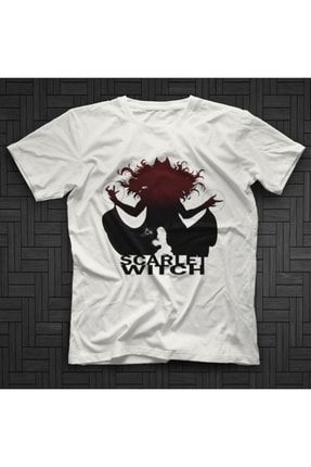 Scarlet Witch Beyaz Unisex Tişört T-shirt 7448WT