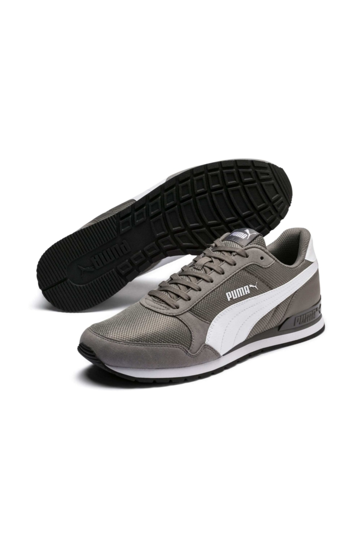 Puma St Runner V2 Mesh Gri Beyaz Erkek Sneaker Ayakkabı 100407799 Fiyatı,  Yorumları - TRENDYOL