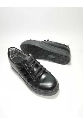 Siyah Fermuarlı Rahat Unisex Çocuk Ayakkabısı ÇCK-1