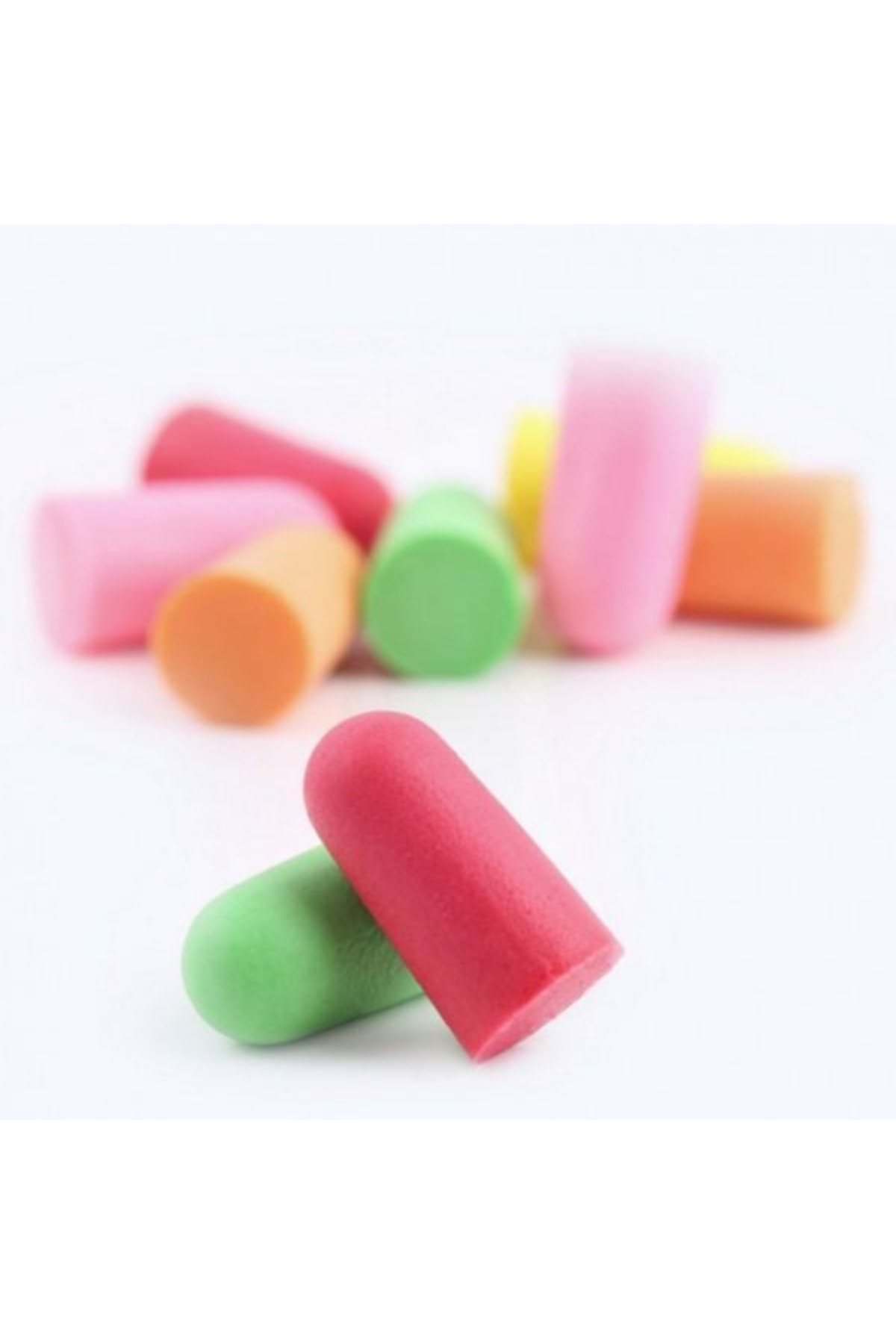 Çokuygunuz Ses Önleyici Süngerli Uyku Aparatı Kulak Tıkacı