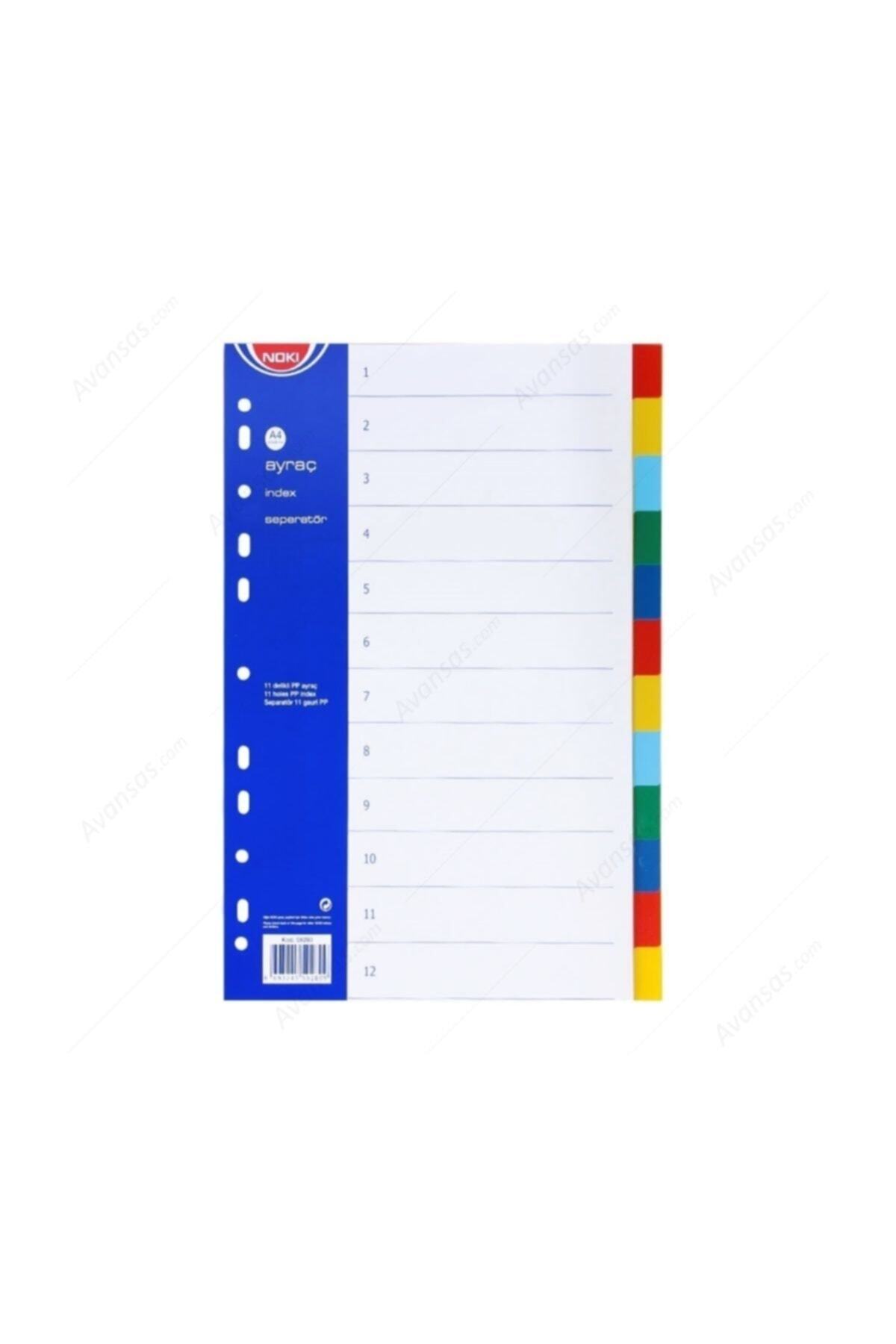 Noki ' Ayraç 1-12 Renk (ındex Seperatör) ( 2*6 Renk)