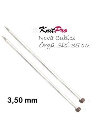 (12295) Knıtpro Nova Cubıcs Örgü Şişi 35 Cm 3,5 Mm DiwaLine-KNITPRO41
