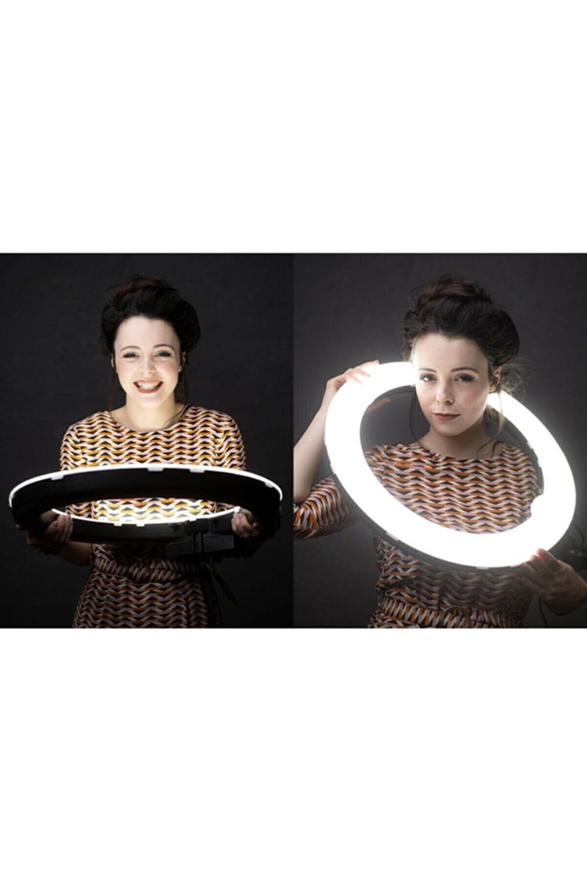 Megalux 21 Inç 54cm Influencer Makyaj Kuaför Ring Light Kumandalı Çantalı Tripod 21 Inç Ringlight