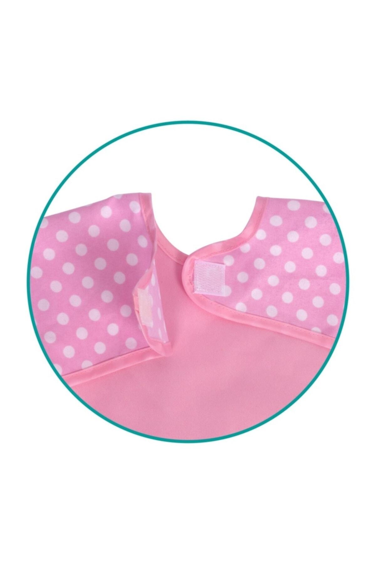 Sevi Bebe Yeni Ekonomik Kollu Mama Önlüğü Pembe - Mommyslab fotoğrafı 5 (önizleme)